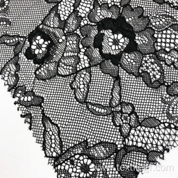 Lace Knitting Fabric (Black)